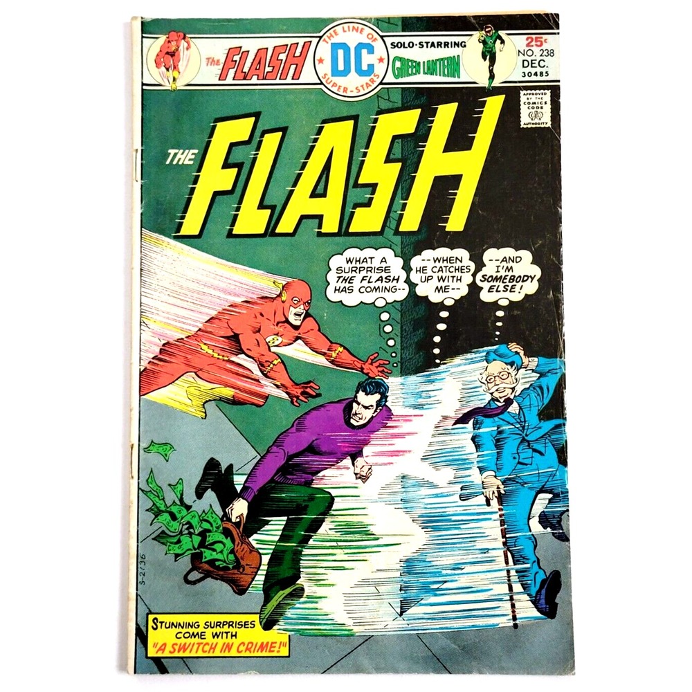 THE FLASH #238 (1975) /‎ VG- / DC COMICS / GREEN LANTERN